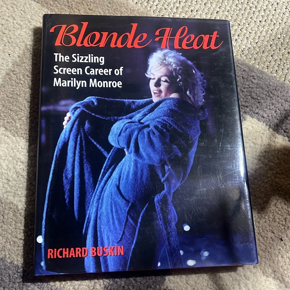 Blonde Heat- The sizzling screen career of Marilyn Monroe Hard Cover Book